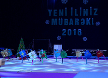 New Year party organized by Azerbaijan Gymnastics Federation. Baku. Azerbaijan, Dec.24, 2015